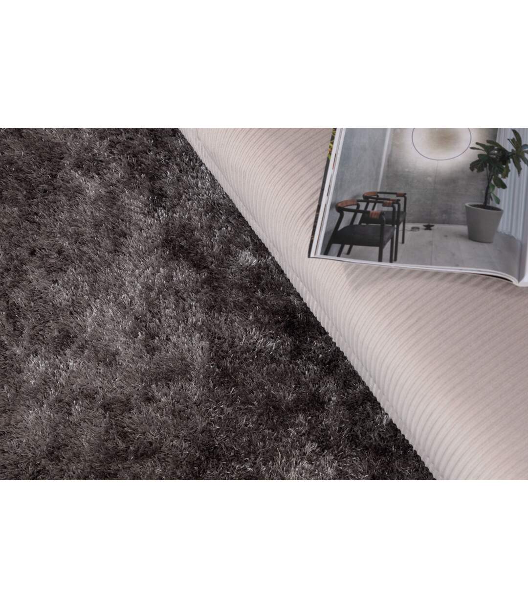 Tapis Déco Mattis 200x290cm Gris-5