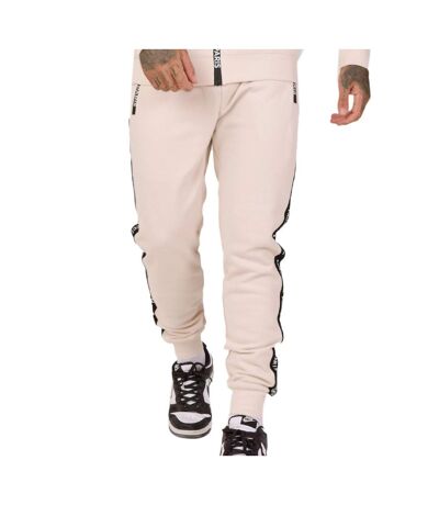 Jogging Beige/Noir Homme Project X Paris Basic Zip - L