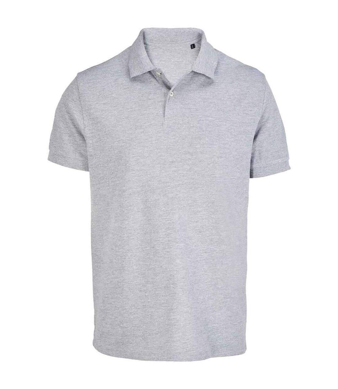 Polo pacific adulte gris chiné SOLS-1