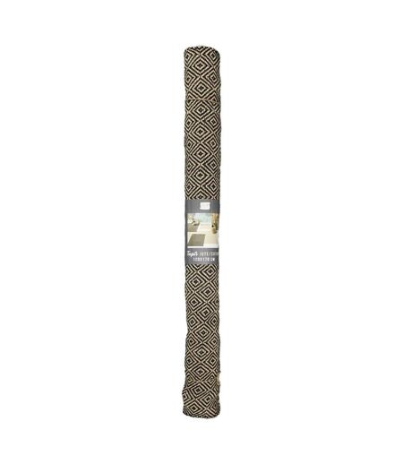 Tapis Déco en Jute Livio 120x170cm Noir