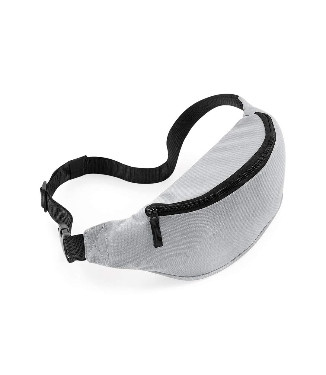 Waist Bag One Size Light Grey Bagbase-1