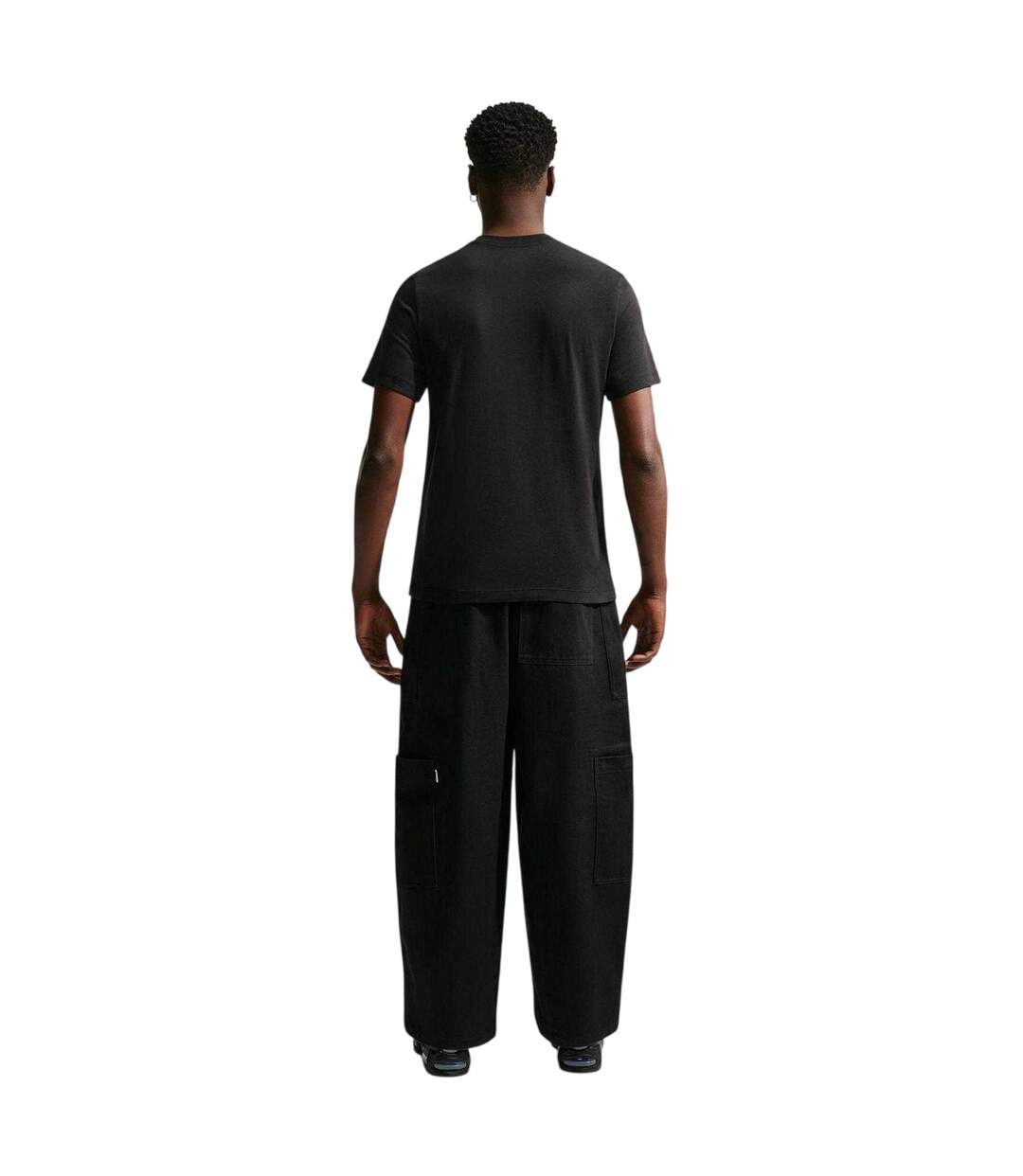 Mens Swoosh Large Logo T-shirt Black Nike-2