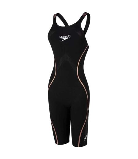 Maillot De Bain 1 Pièce Intent Streamline Femme Noir Jaune Or Speedo