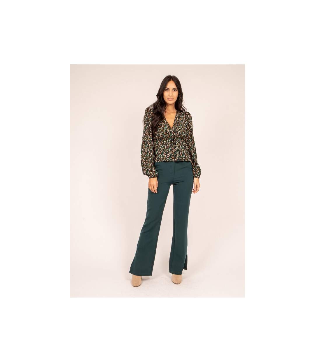 Blouse fluide motifs FERINE - Dona X Lisa-4