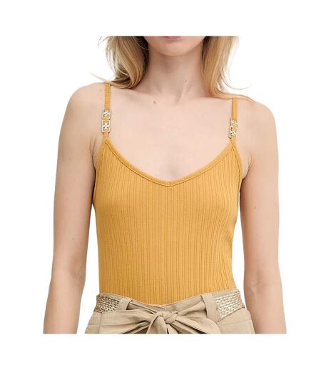 Débardeur jaune femme morgan bao - l