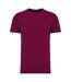 Unisex adult heavyweight slim t-shirt cherry purple Native Spirit-1
