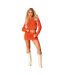 Mini Jupe Femme Orange Missy Empire-3