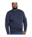 Duke Mens Rockford Kingsize Sweat Crew Neck Jumper (Navy) - UTDC105-3