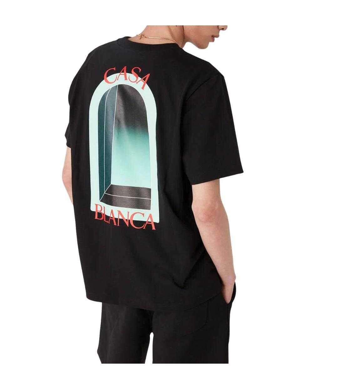 T-shirt L´arche Homme Noir Dégradé Casablanca-3