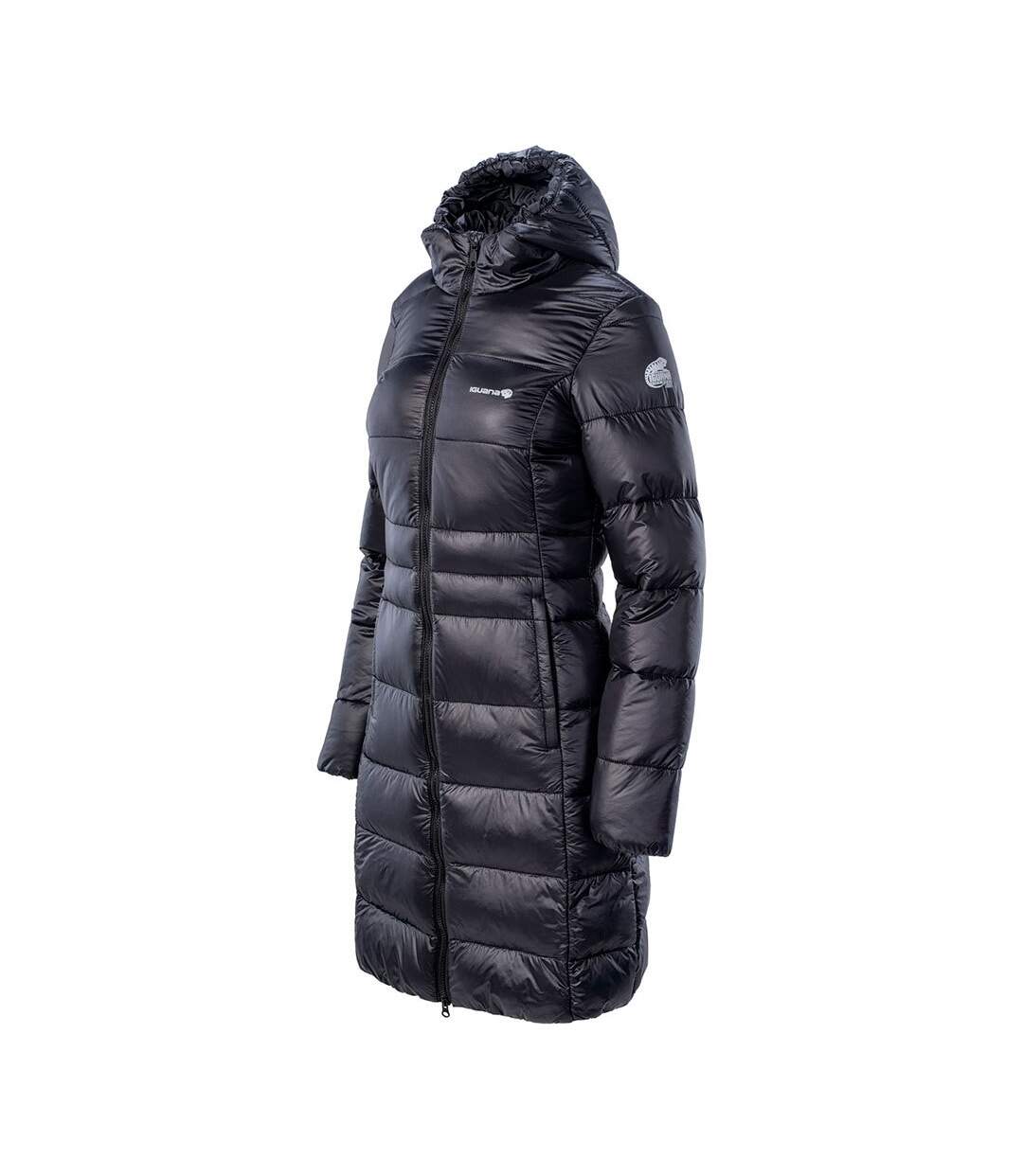 Womens/ladies Mabel Quilted Padded Jacket Black Iguana-3