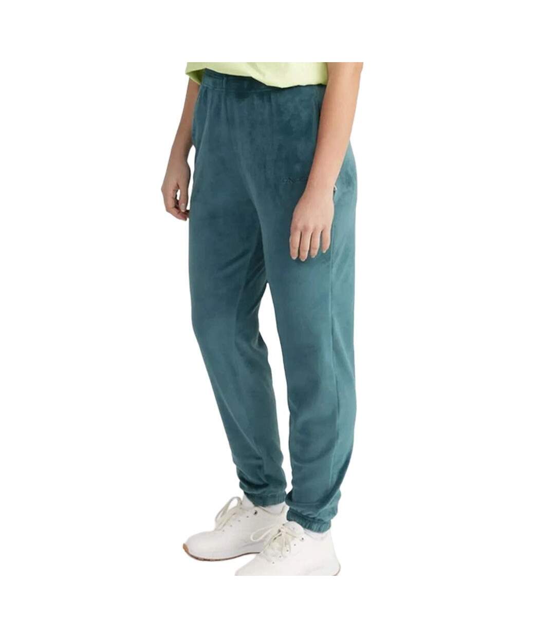 Jogging velours bleu canard femme o'neill sweatpants-1