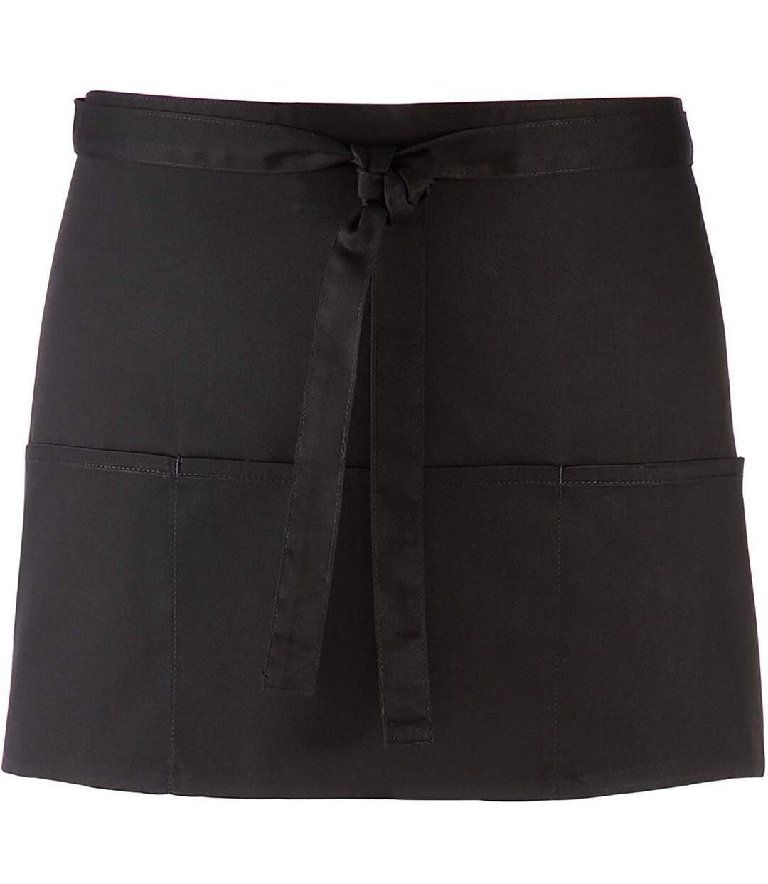 Mini tablier taille - 3 poches - PR155 - noir-1