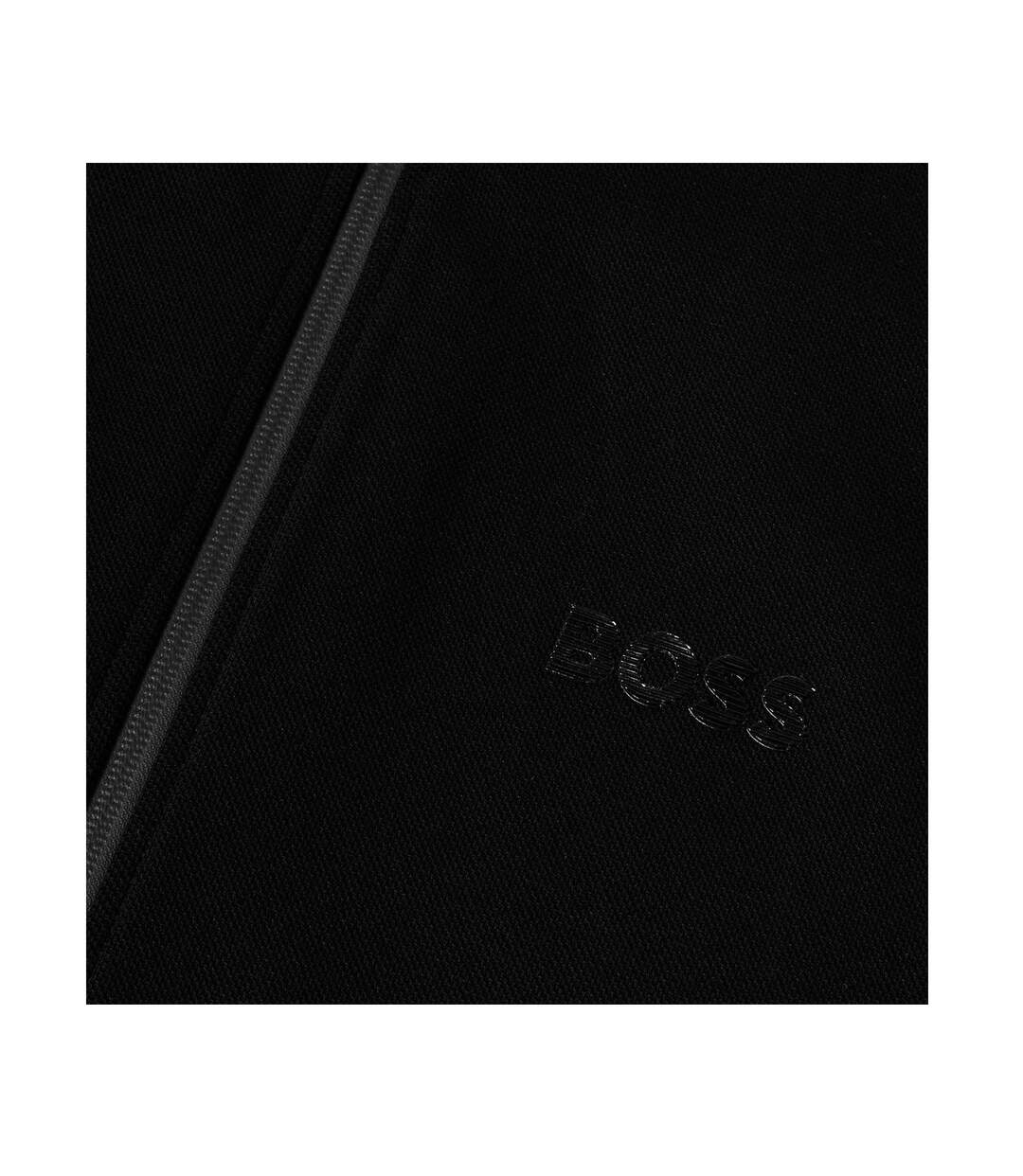 Mens Skaz Full Zip Track Jacket Black Boss-3