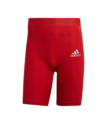 Short Techfit Homme Rouge Adidas