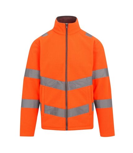 Unisex adult pro contract thor high-vis fleece jacket orange Regatta