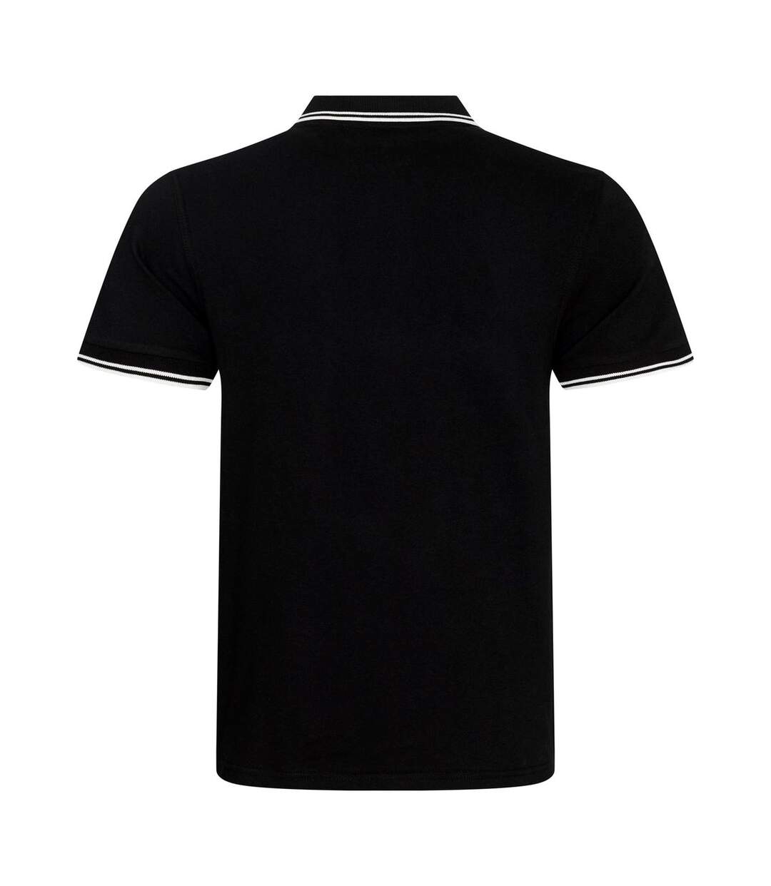 AWDis Polo à pointe en stretch pour hommes (Noir / blanc) - UTRW6081