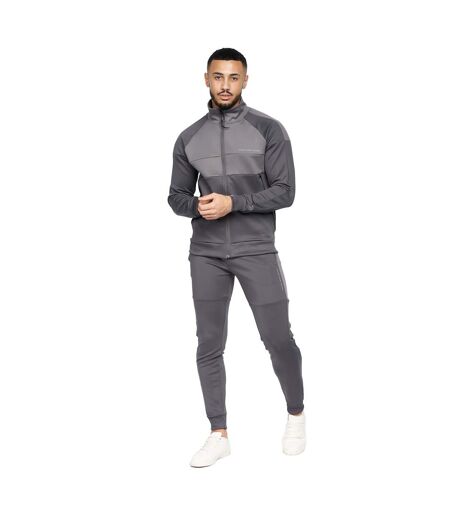 Mens mebride tricot tracksuit grey Duck and Cover