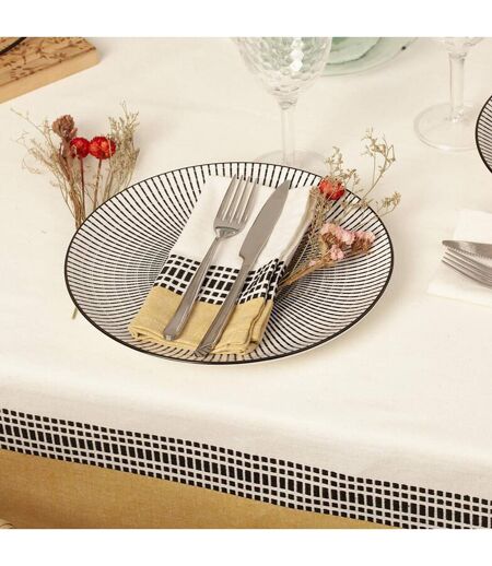 Lot de 2 Serviettes de Table Dolly 40x40cm Ocre