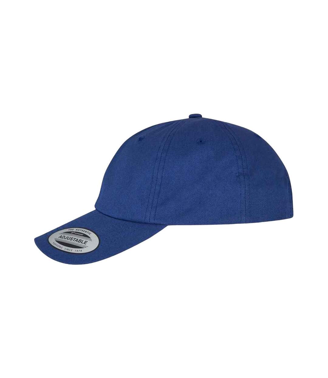 Casquette à profil bas adulte bleu mer Flexfit-3