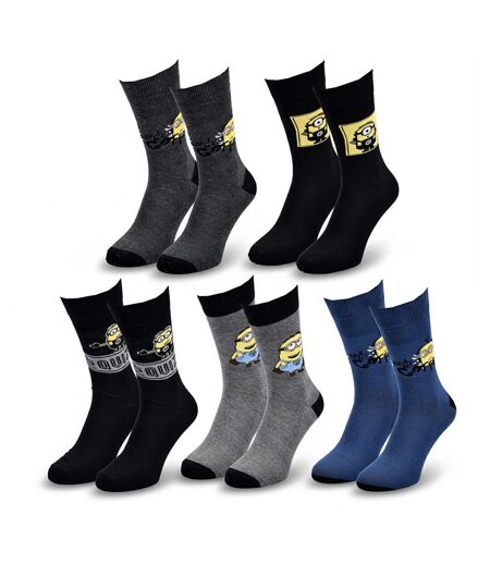 Minions - Chaussettes Homme Licence Pack de 5