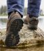 Men's Outdoor Hiking Shoes - Brown Black