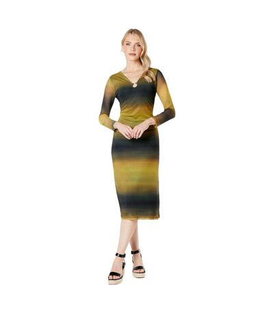 Robe mi-longue femme multicolore Principles