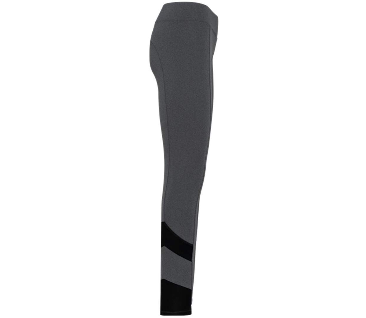 Legging de padel - Femme - PA1016 - gris foncé et noir-2