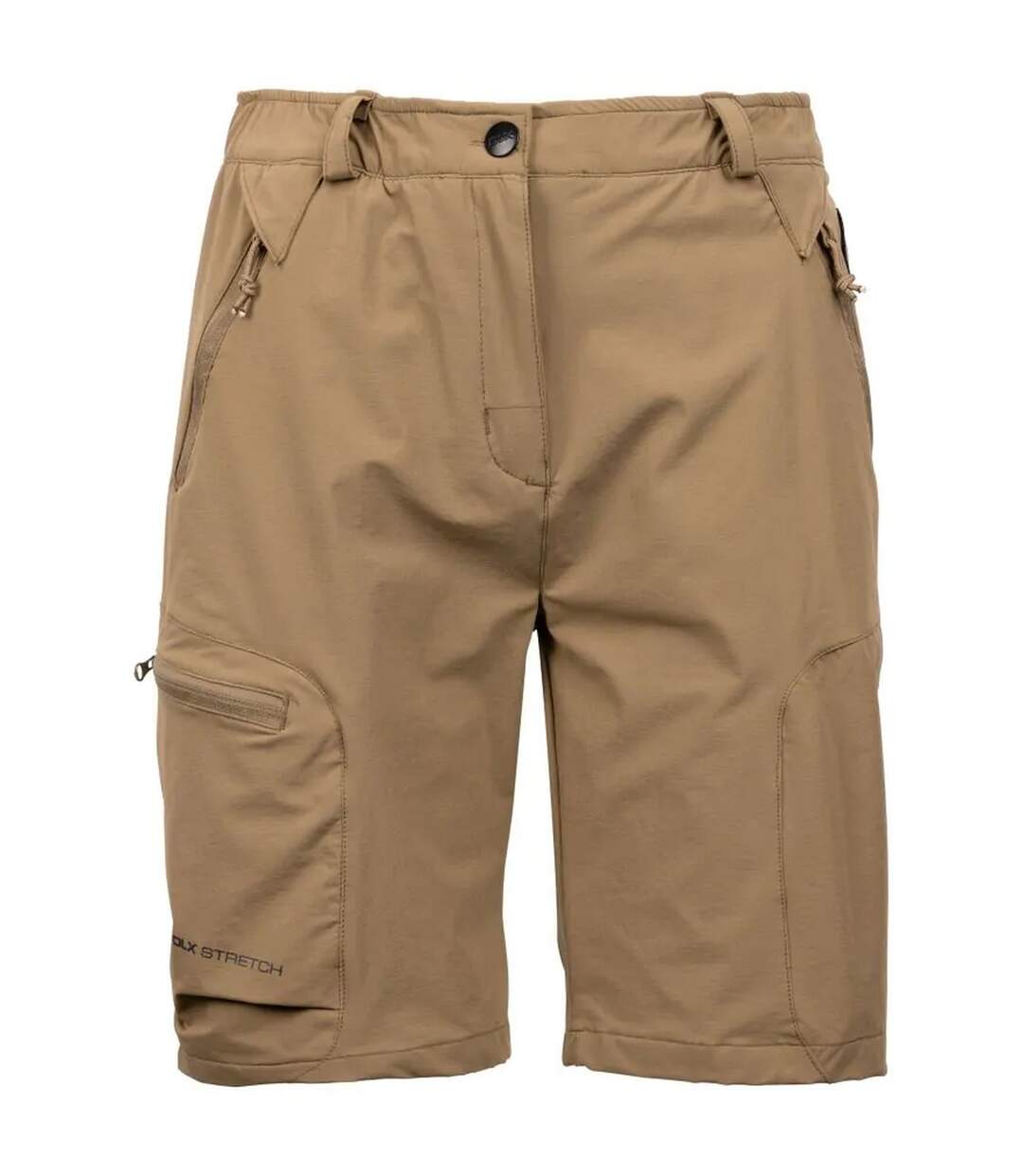 Womens/ladies libby dlx cargo shorts cashew Trespass