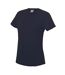 T-shirt Sport Femmes Bleu Marine AWDis-1