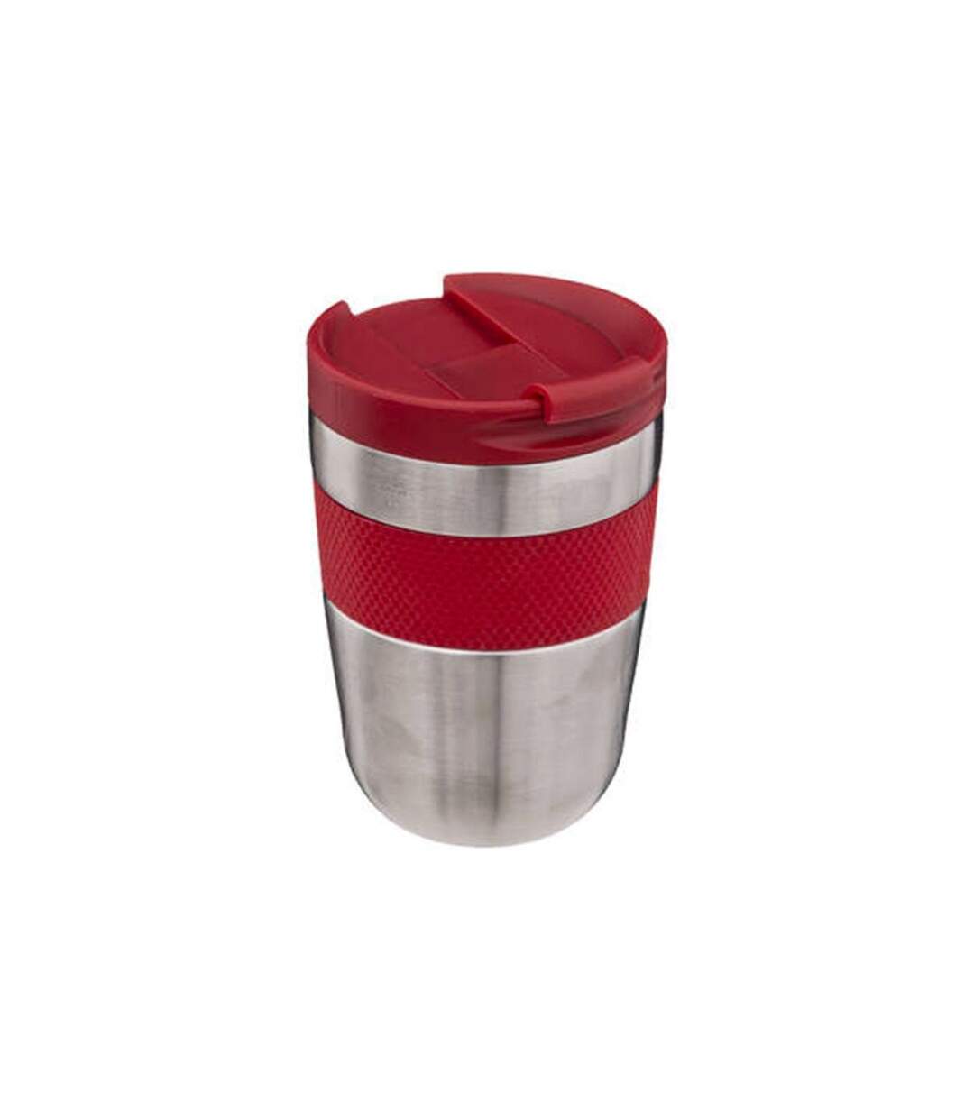 Mug Isolant Hermétique Silicone 0,25L Rouge-1