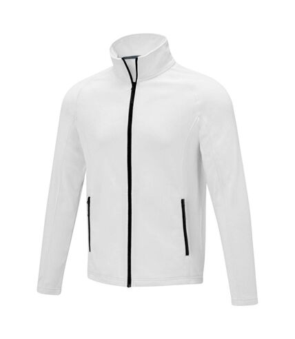 Elevate Essentials Mens Zelus Fleece Jacket (White) - UTPF4105