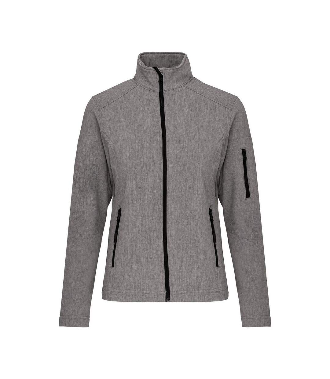 Veste softshell 3 couches - Femme - K400 - gris merle