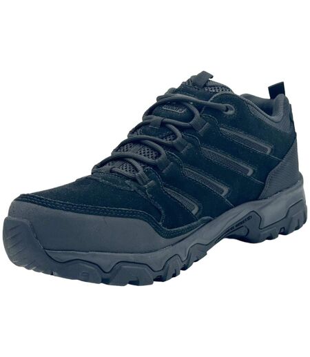Mens Mount Suede Low Waterproof Walking Shoes Black Karrimor