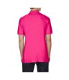 Gildan Mens Premium Cotton Sport Double Pique Polo Shirt (Heliconia)
