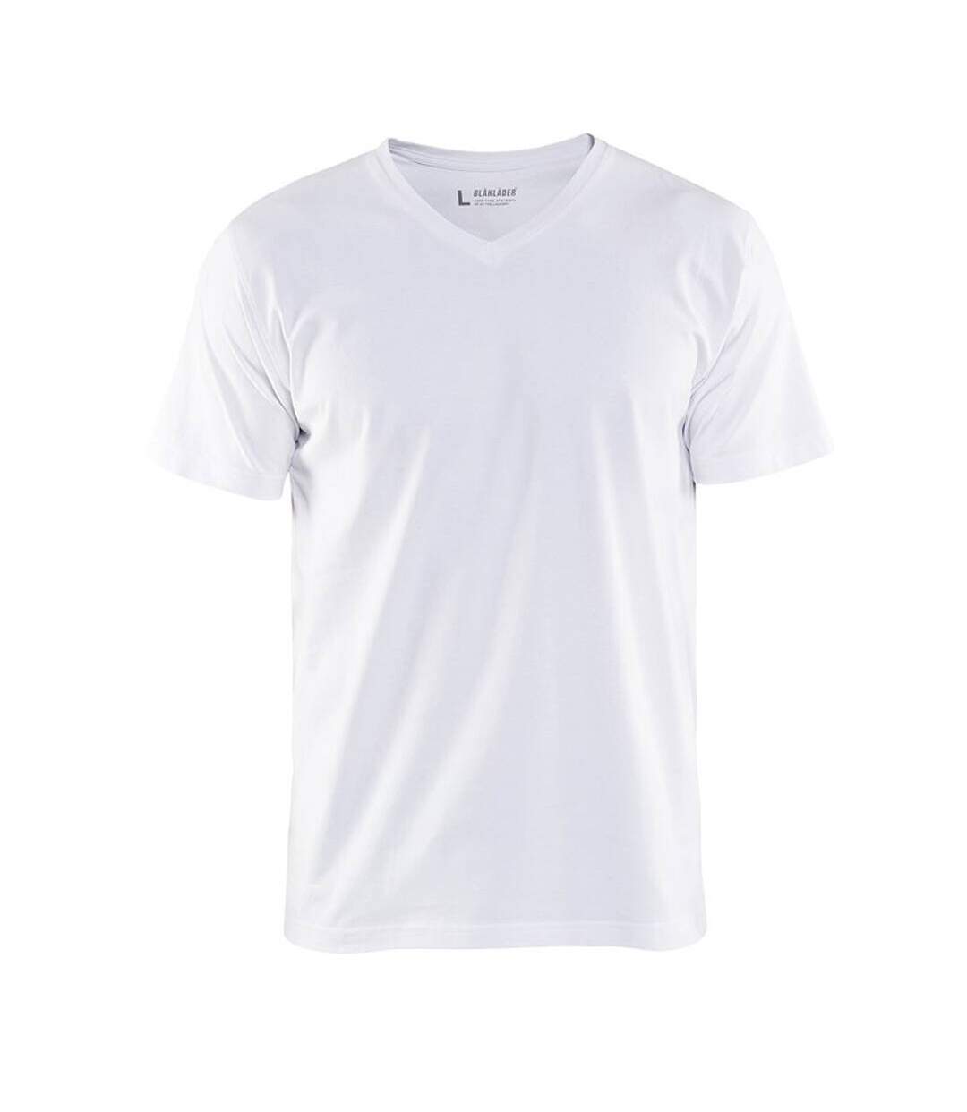 T-shirt col v Homme Blaklader