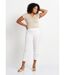 Legging court uni ceinture élastiquée-3