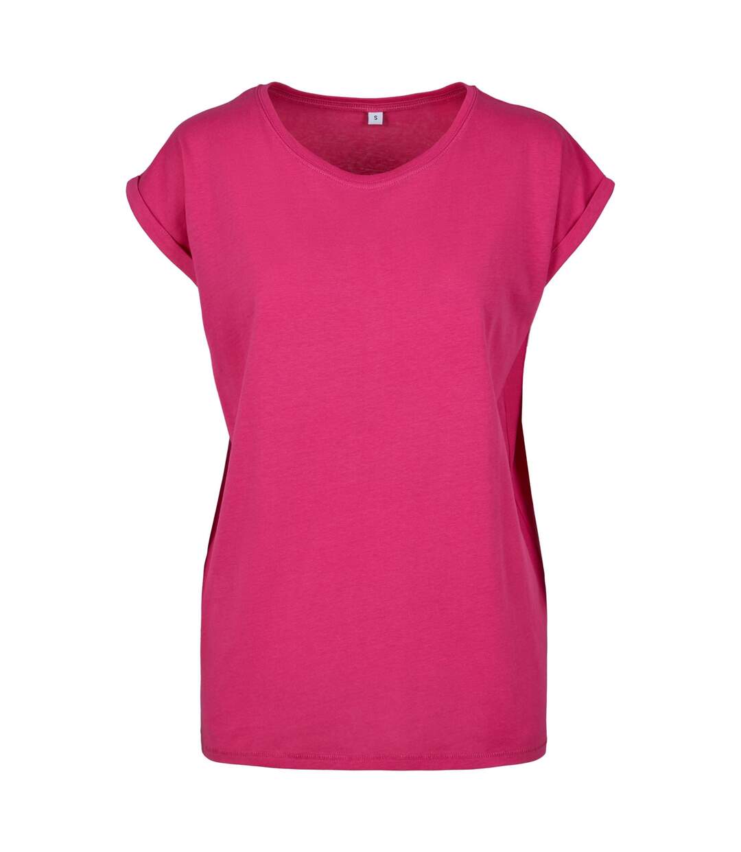 T-shirt femme rose vif Build Your Brand