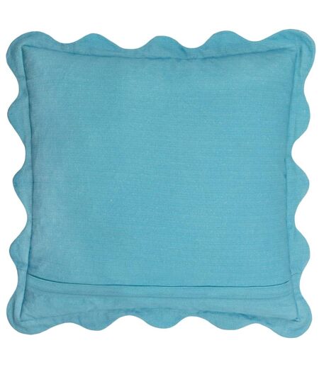 Scalloped crustaceans cushion cover 50cm x 50cm orange/aqua Furn