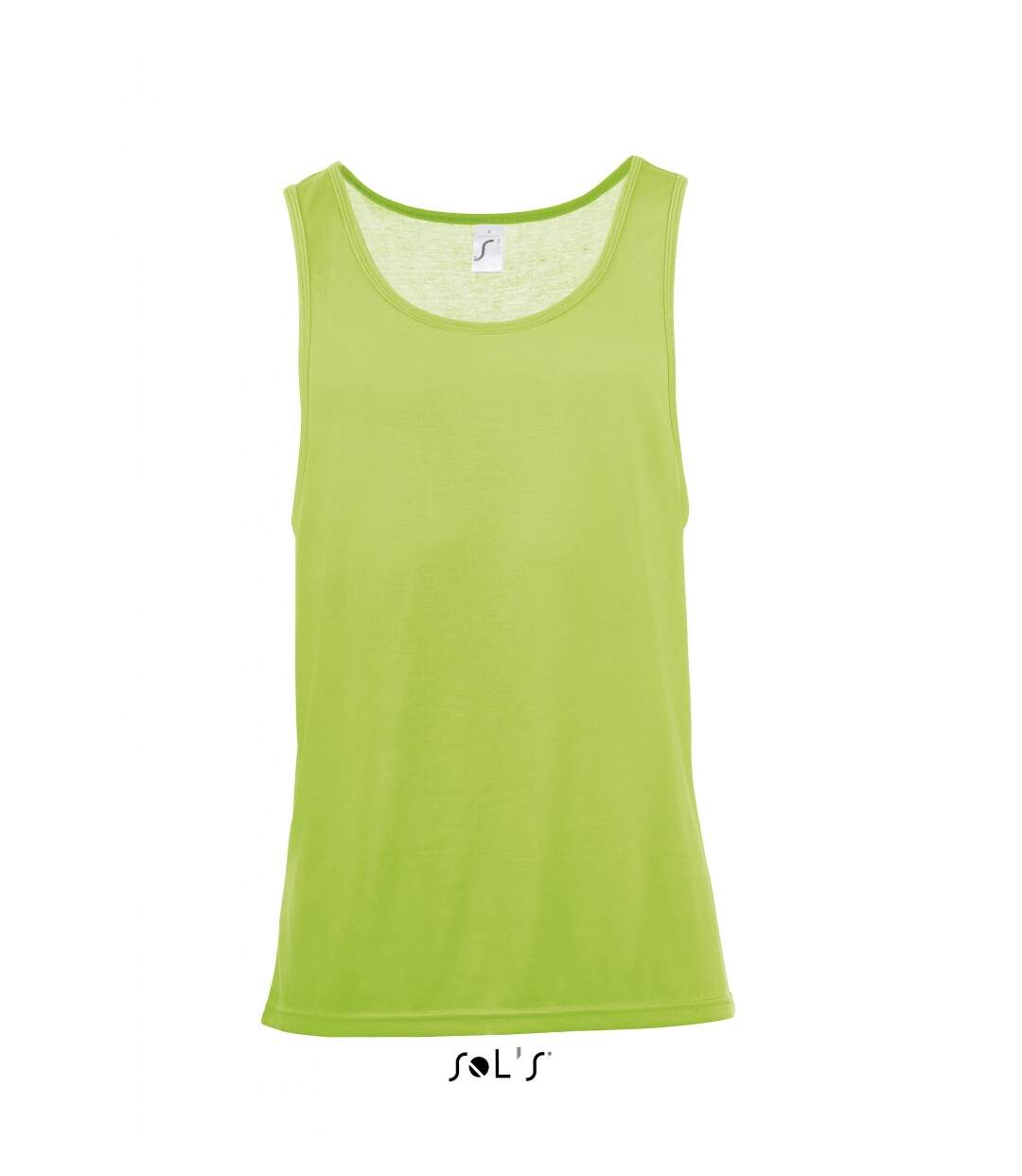 débardeur léger emmanchures profondes unisexe - 01223- vert fluo-1