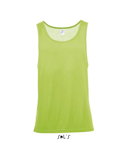 débardeur léger emmanchures profondes unisexe - 01223- vert fluo