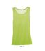 débardeur léger emmanchures profondes unisexe - 01223- vert fluo-1