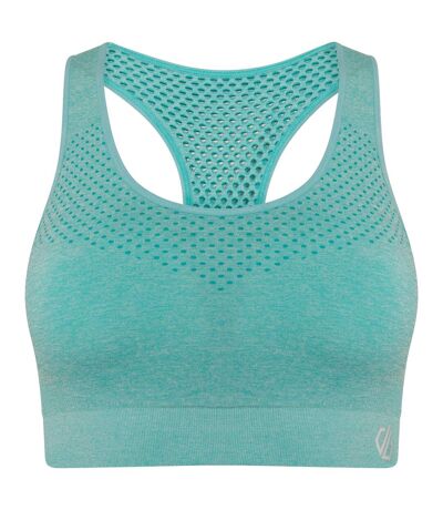 Womens/ladies dont sweat it sports bra capri blue Dare 2b