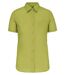 Chemise popeline manches courtes - Femme - K548 - vert lime