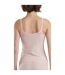 Womens/ladies Ribbed Camisole Peach Whip Adidas-3