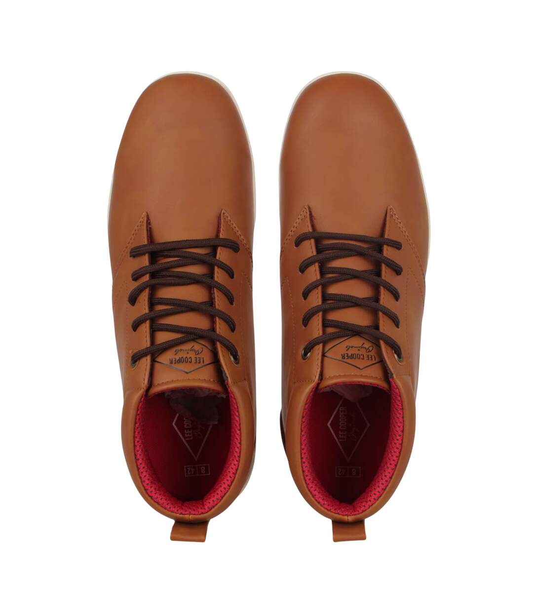 Bottines Chukka Finch Homme Marron Clair Lee Cooper-4