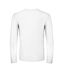 B&C Mens Round Neck Long-Sleeved T-Shirt (White) - UTBC5634