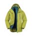 Veste imperméable 3 en 1 bracken extreme pour hommes vert vif Mountain Warehouse-1