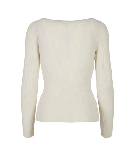 Pull Manches Longues Femme Sable Blanc Urban Classics