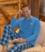 Jersey-Pyjama mit Karos-3