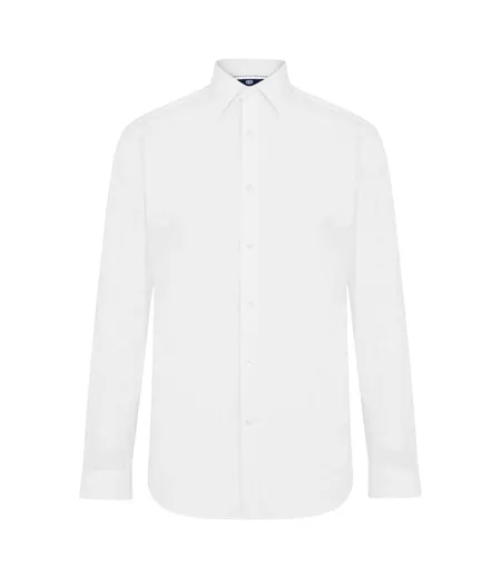 Chemise Manches Longues Homme Blanc Haines And Bonner